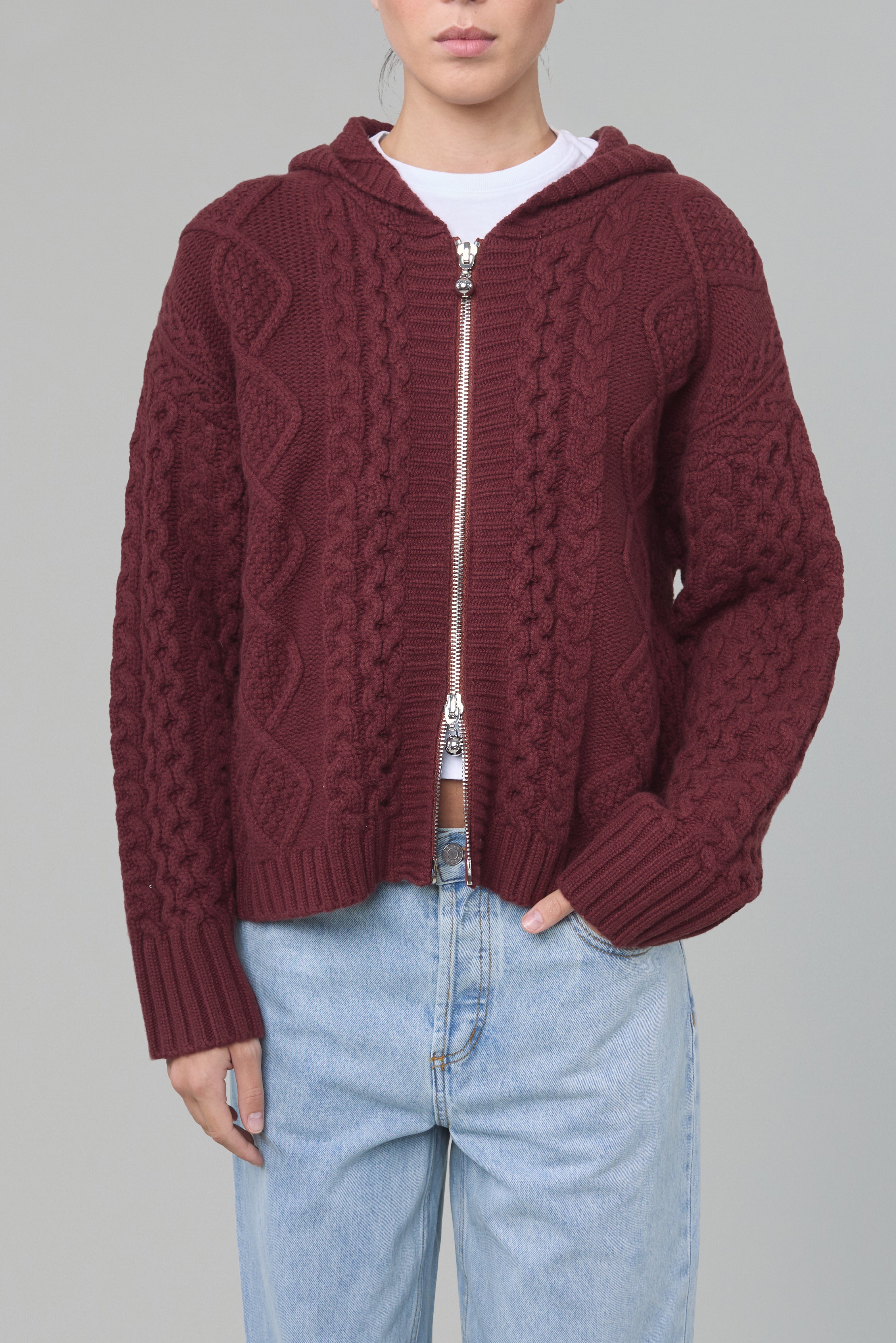 Worth NY Burgundy store Sweater Medium